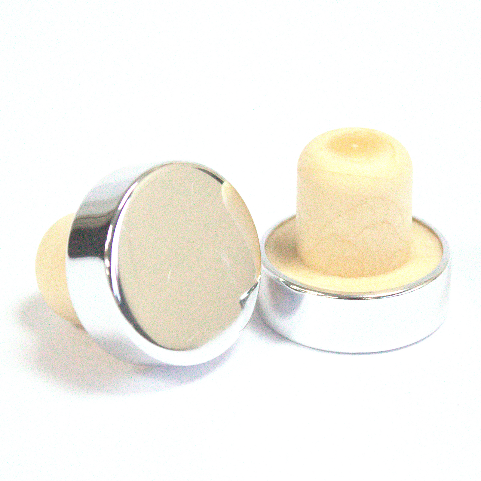 Cap for RDBot-05/06/07 2.2cm - Silver Top - 1 Piece (RDBot-17s)