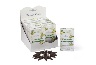 Citronella & Lemongrass Incense Cones - 1 Piece (StamC-20)