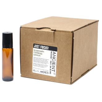 30x Roll On Essential Oil Blend - Just Focus - UNLABELLED - 1 Piece (ReblUL-05)