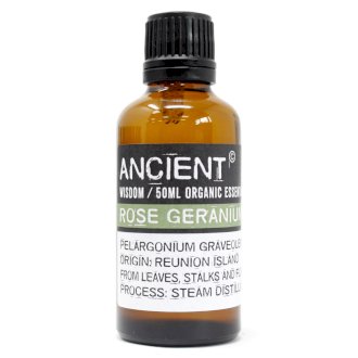 Rose Geranium Organic Essential Oil 50ml - 1 Piece (PreOrg-20)