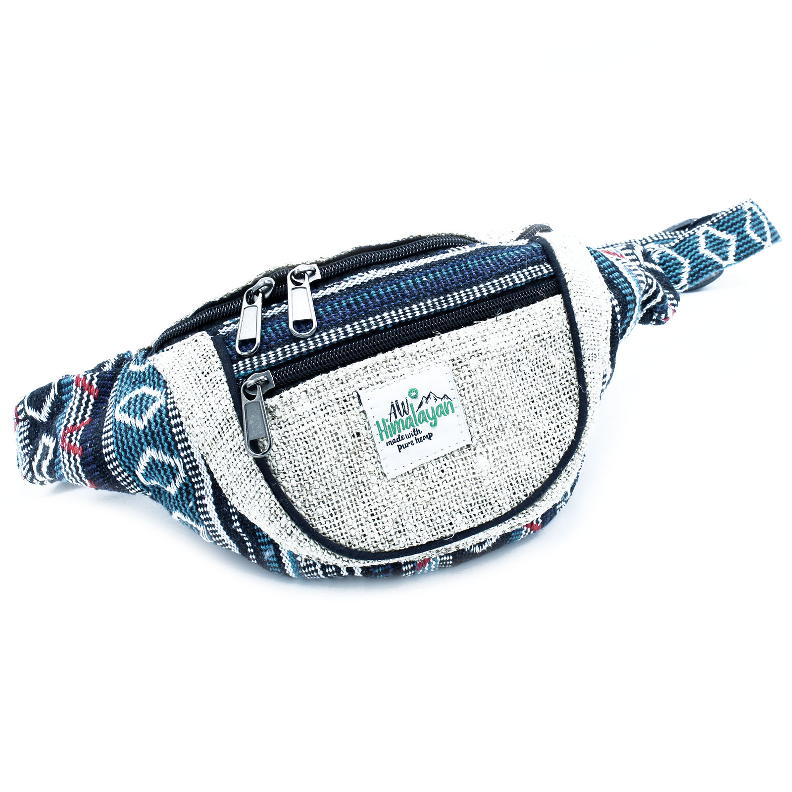 Bum Bag - Hemp & Cotton Random Design - 1 Piece (HempB-05A)