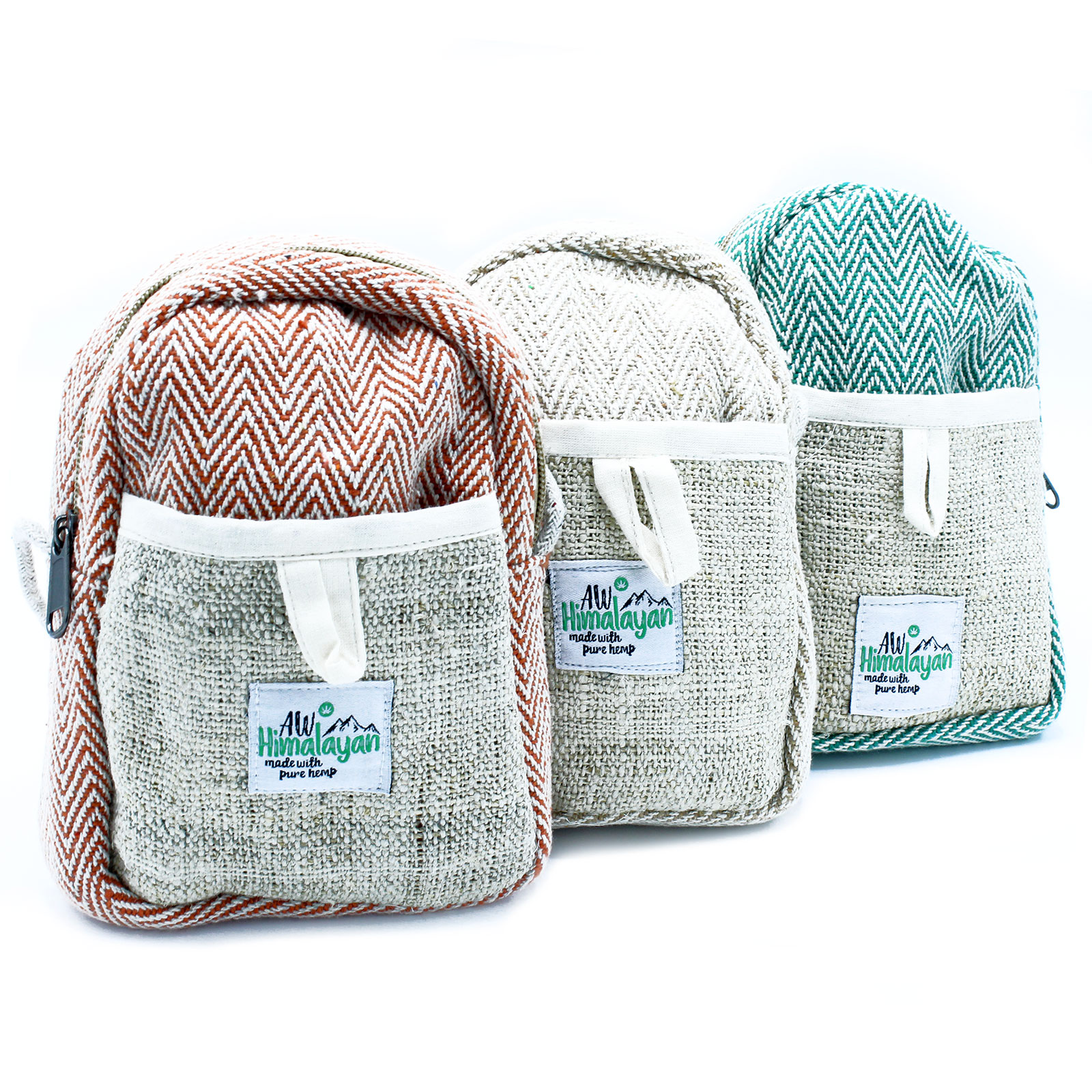 Mobile Hemp Bag with String - Random Colour - 1 Piece (HempB-17)
