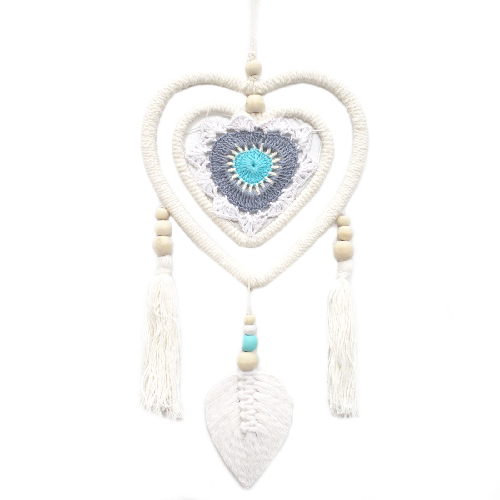 Dream Chacher - Medium Blue Heart in Heart - 1 Piece (VDC-03)
