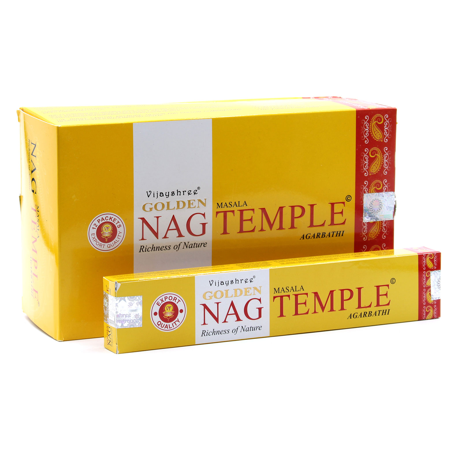 15g Golden Nag - Temple Incense - 1 Piece (GoldNCi-04)