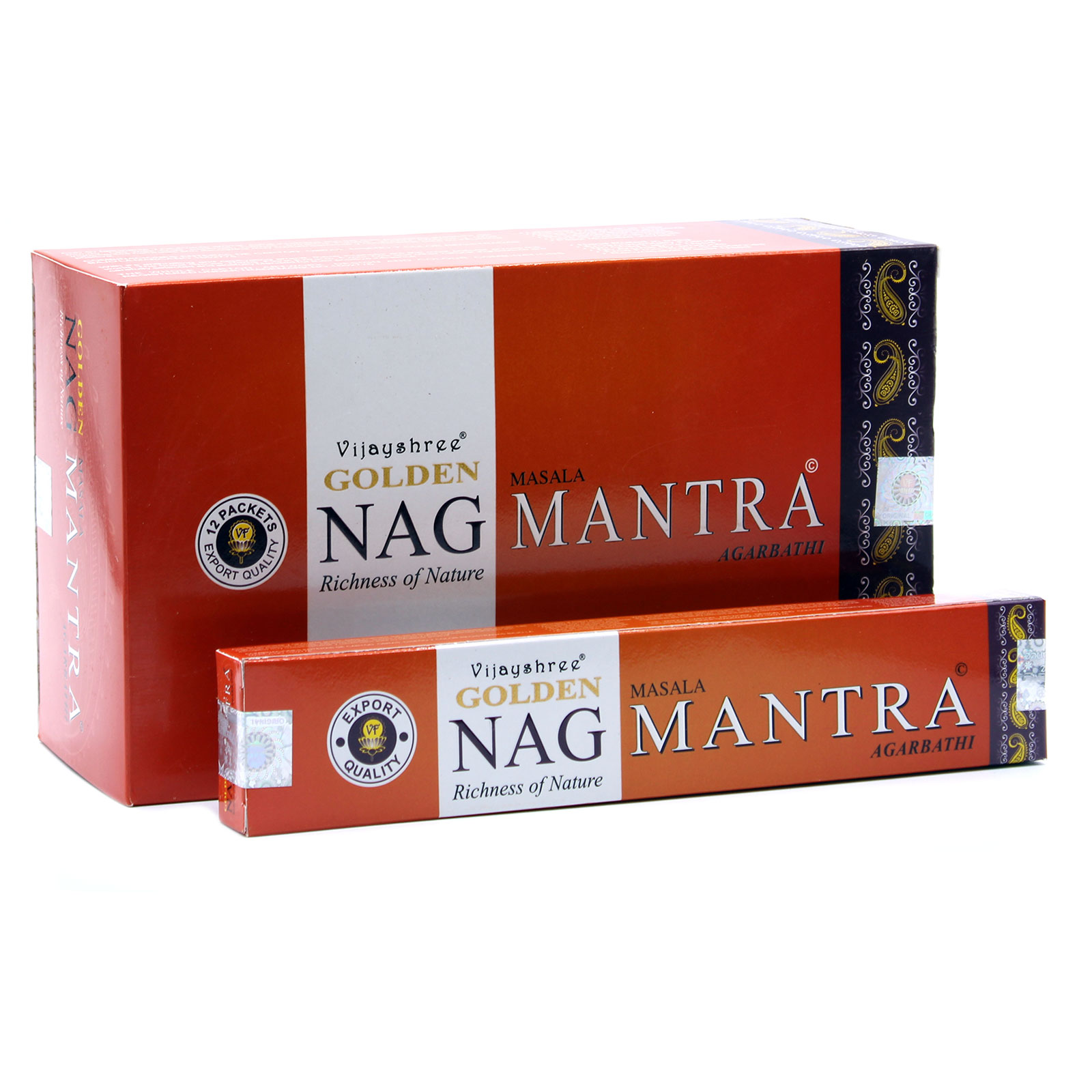 15g Golden Nag - Mantra Incense - 1 Piece (GoldNCi-05)