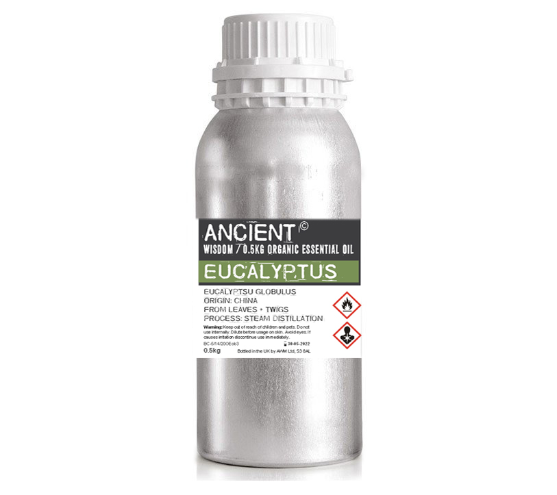 Eucalyptus Organic Essential Oil 0.5kg - 1 Piece (OrgEOB-03)