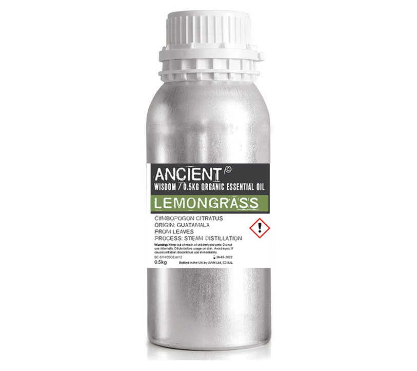 Lemongrass Organic Essential Oil  0.5kg - 1 Piece (OrgEOB-12)