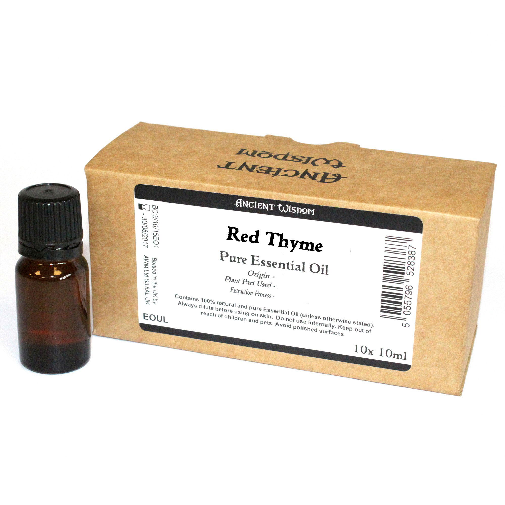10x 10ml Red Thyme Essential Oil 10x 10ml Unlabelled - 1 Piece (EOUL-92)