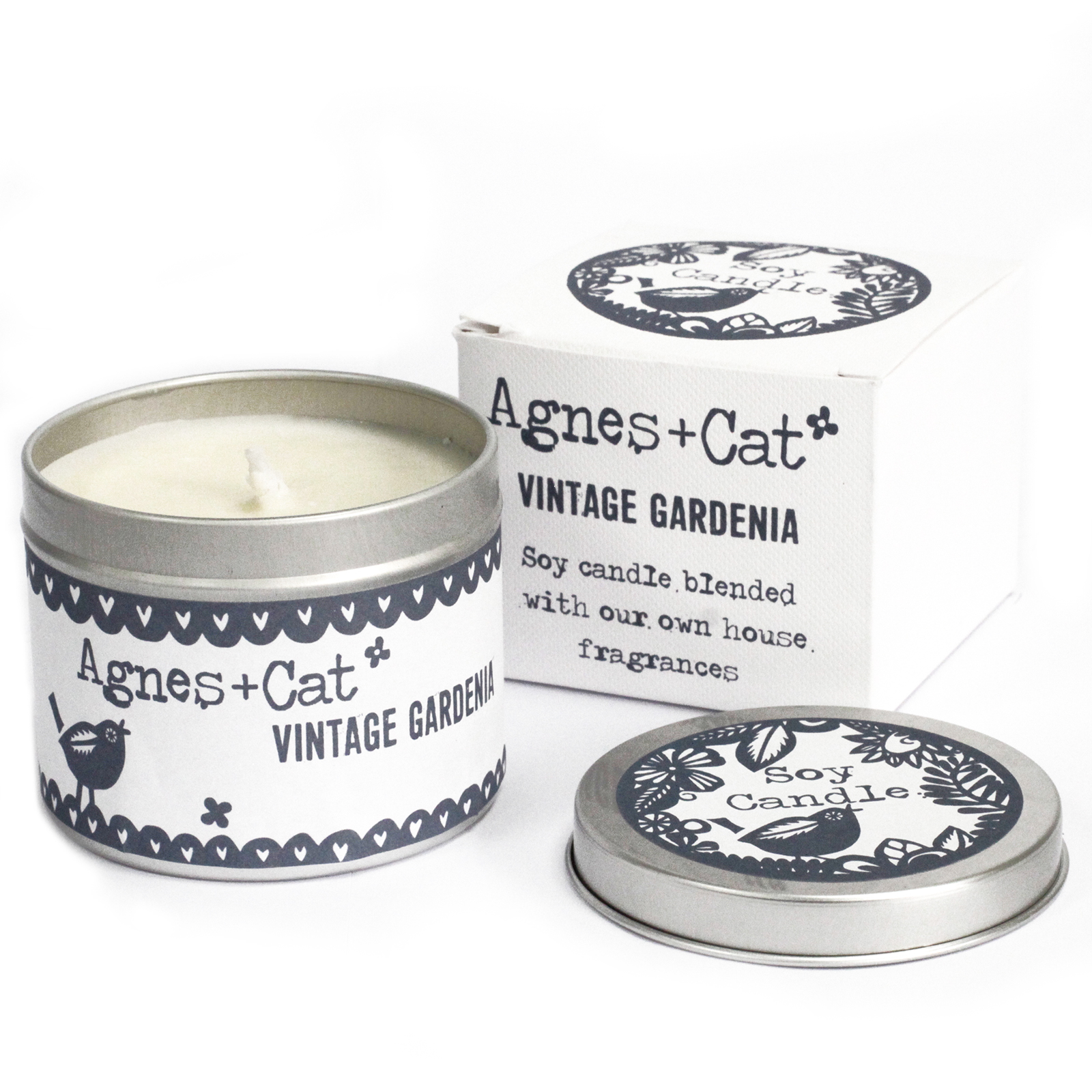 Tin Candle - Vintage Gardenia - 1 Piece (ACTC-16)