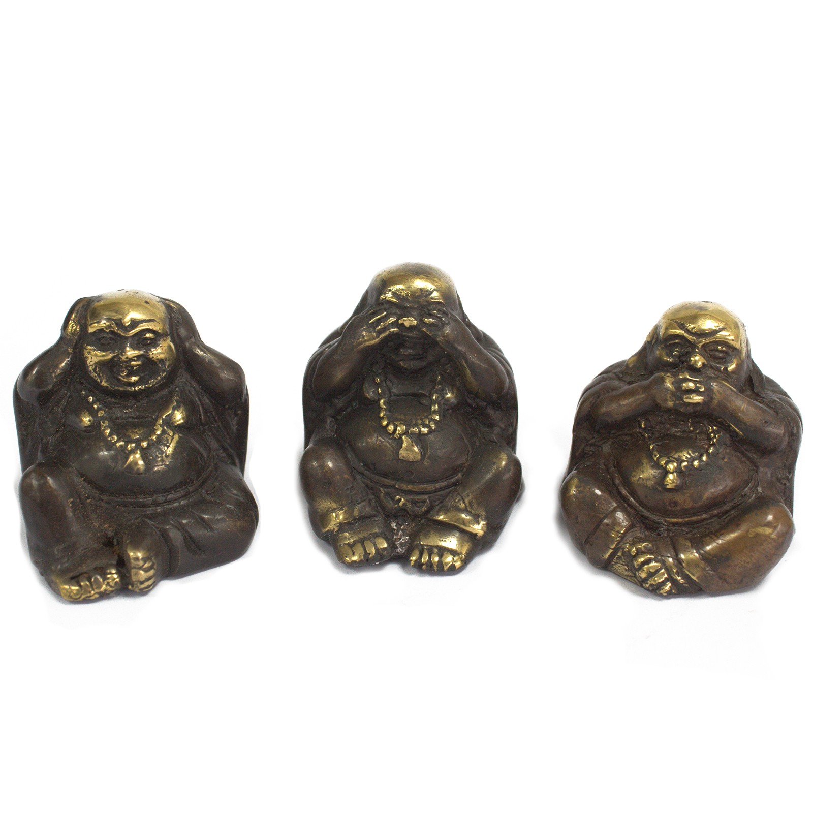 Set of 3 - See No Evil etc - Buddha - 1 Piece (BFF-11)