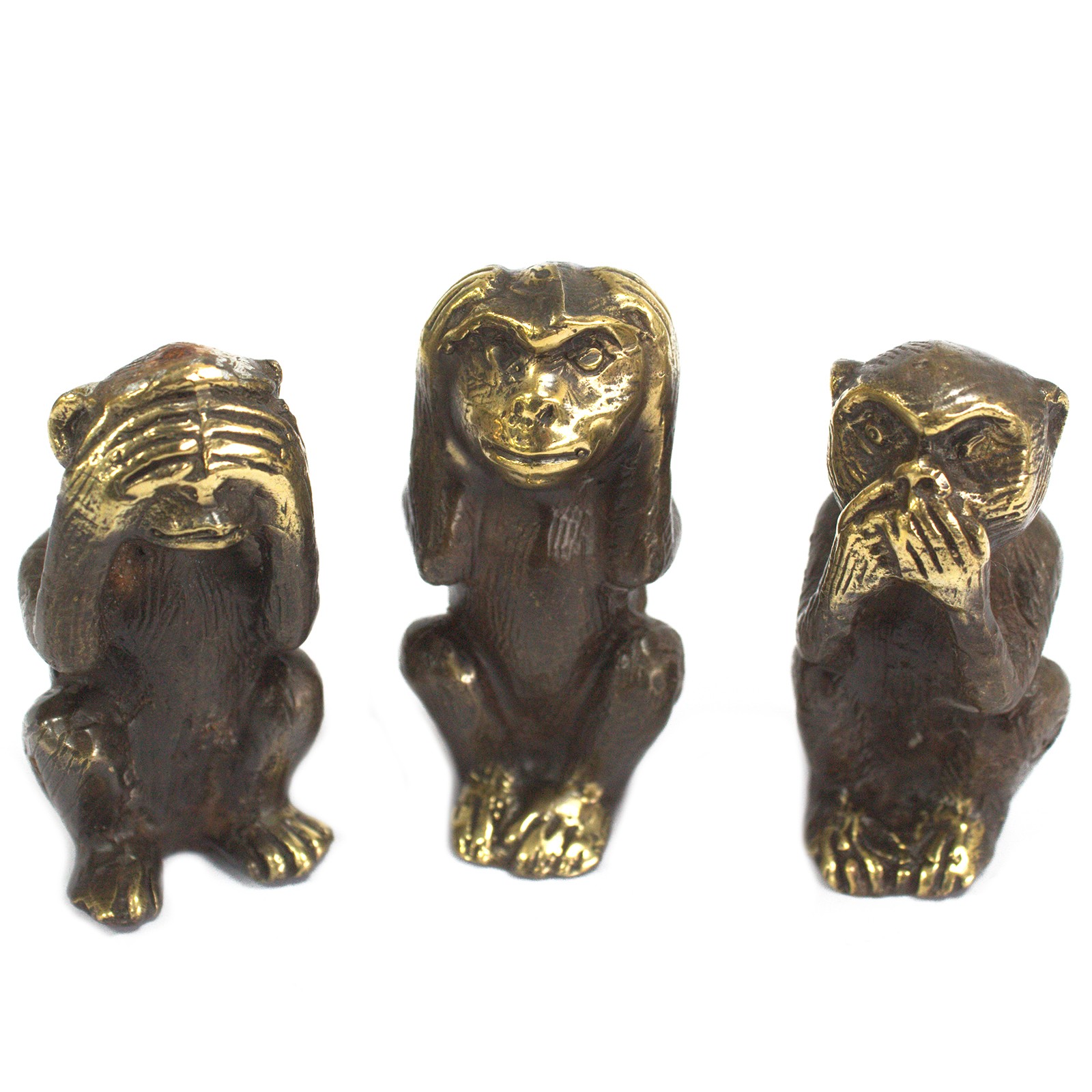 Set of 3 - See No Evil etc - Monkeys - 1 Piece (BFF-12)