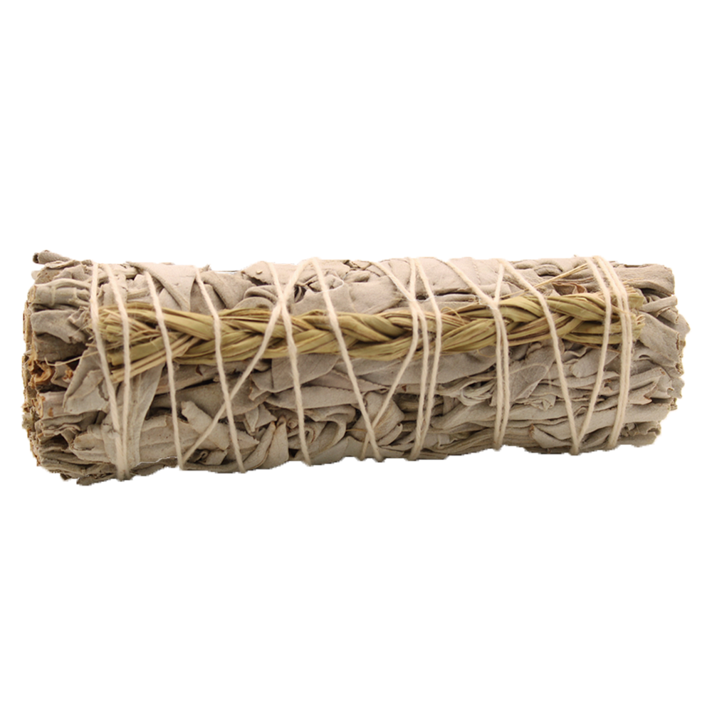 Smudge Stick - White Sage & Sweetgrass 10cm - 1 Piece (MSage-26)