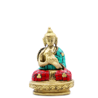 Brass Buddha Figure - Blessing - 7.5cm - 1 Piece (BBFG-04)