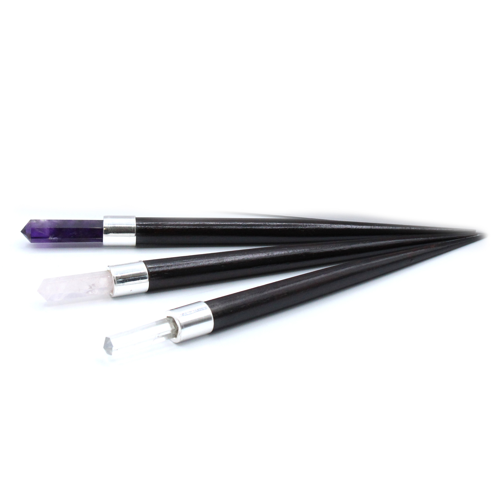 Simple Pointed Healing Wand - Rose