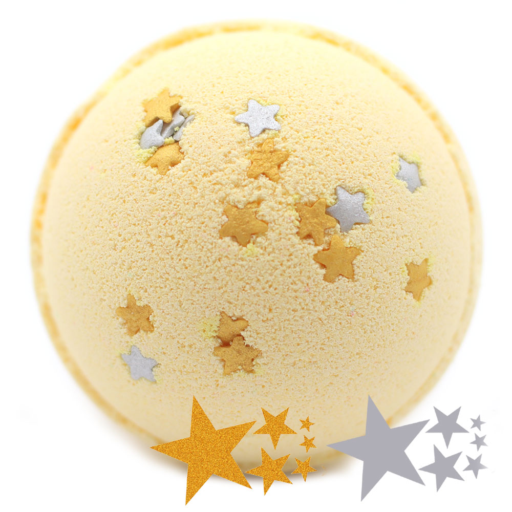 Christmas Star Bath Bomb - Marzipan - 1 Piece (FBB-09)