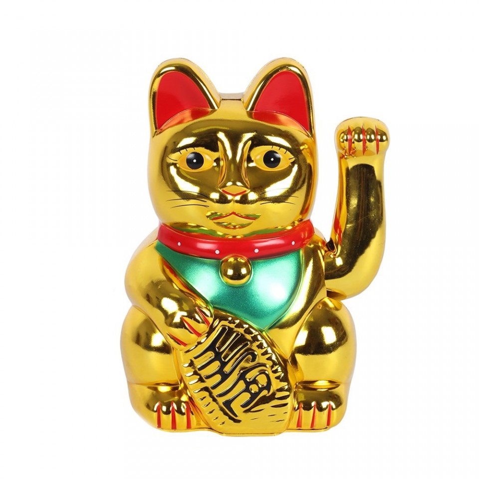 Very Gold Money Cat - 15cm - 1 Piece (MCAT-06)