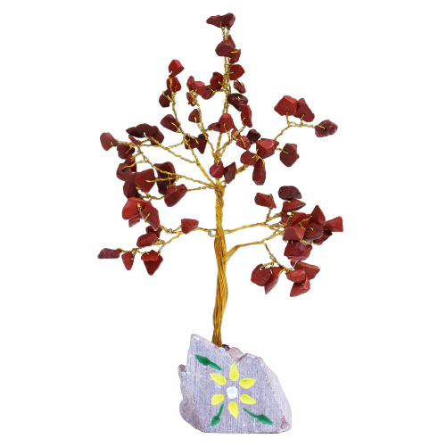 Red Jasper Gemstone Tree - 80 Stones - 1 Piece (IGemT-02)