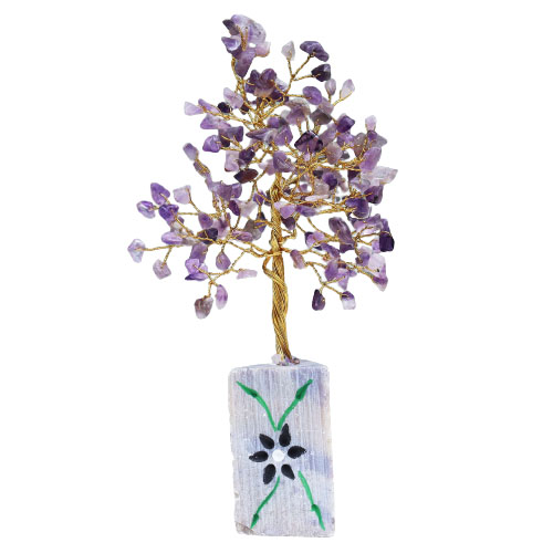 Amethyst Gemstone Tree - 160 Stones - 1 Piece (IGemT-09)
