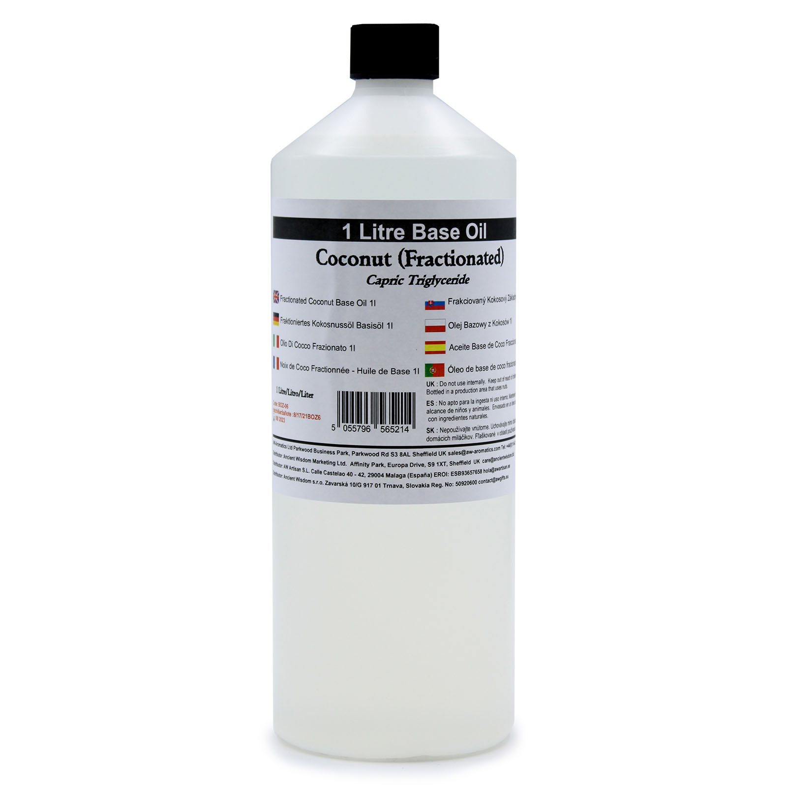Fractionated Coconut 1 Litre - 1 Piece (BOz-06)
