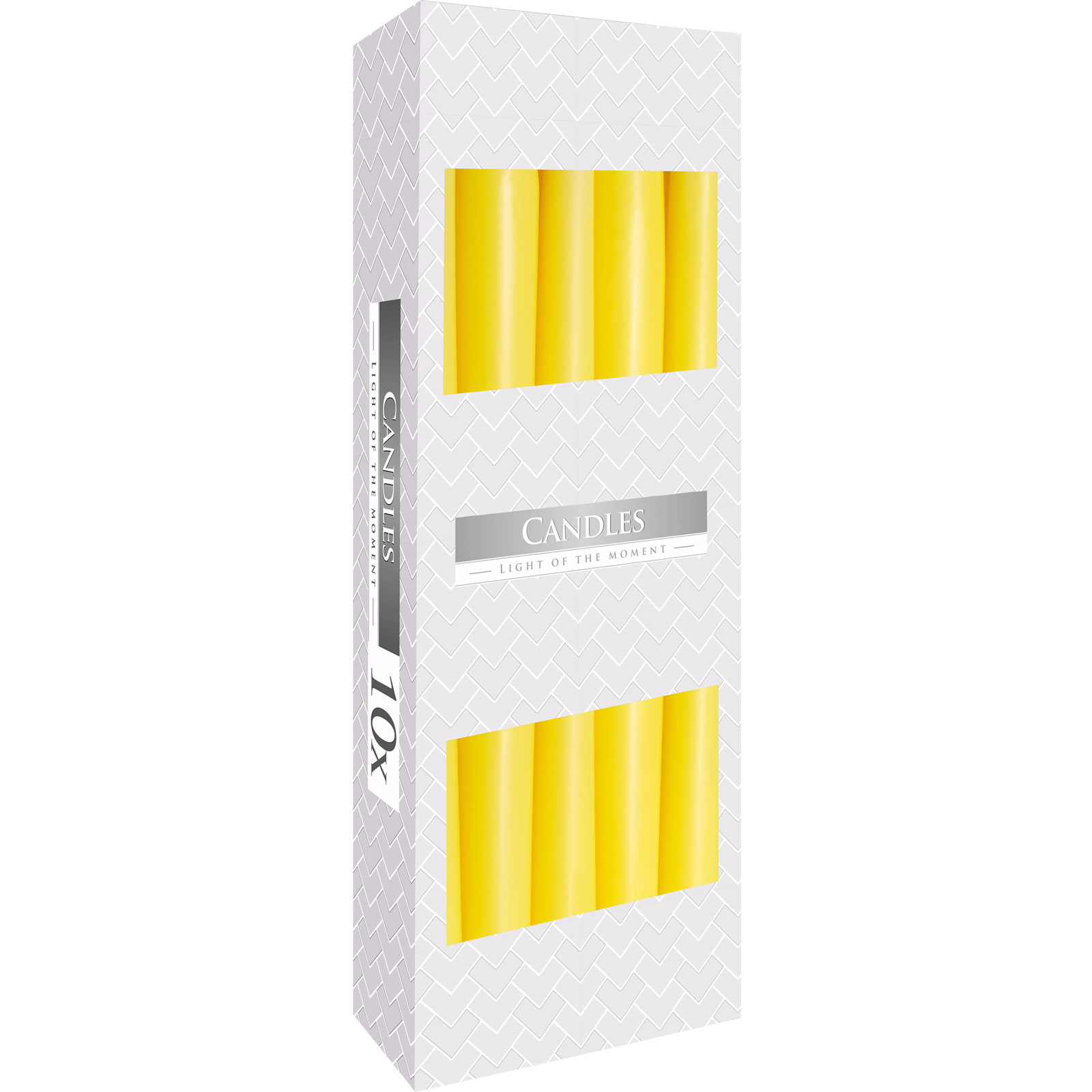 Taper Candle - Yellow - 10 Piece (TCand-01)