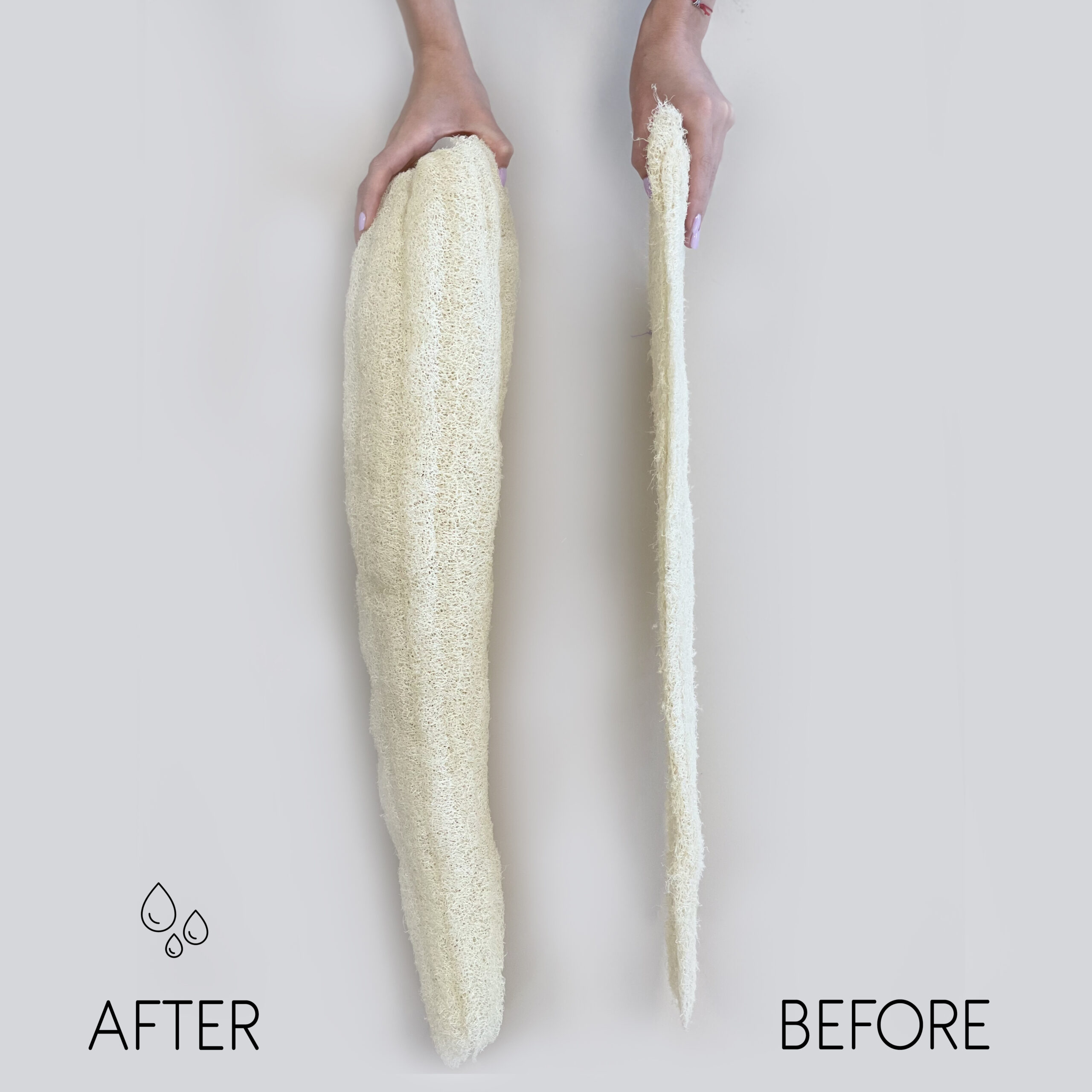 Egyptian Luxury Whole Loofah - Compressed - 23cm - 1 Piece (ELLoofah-04)