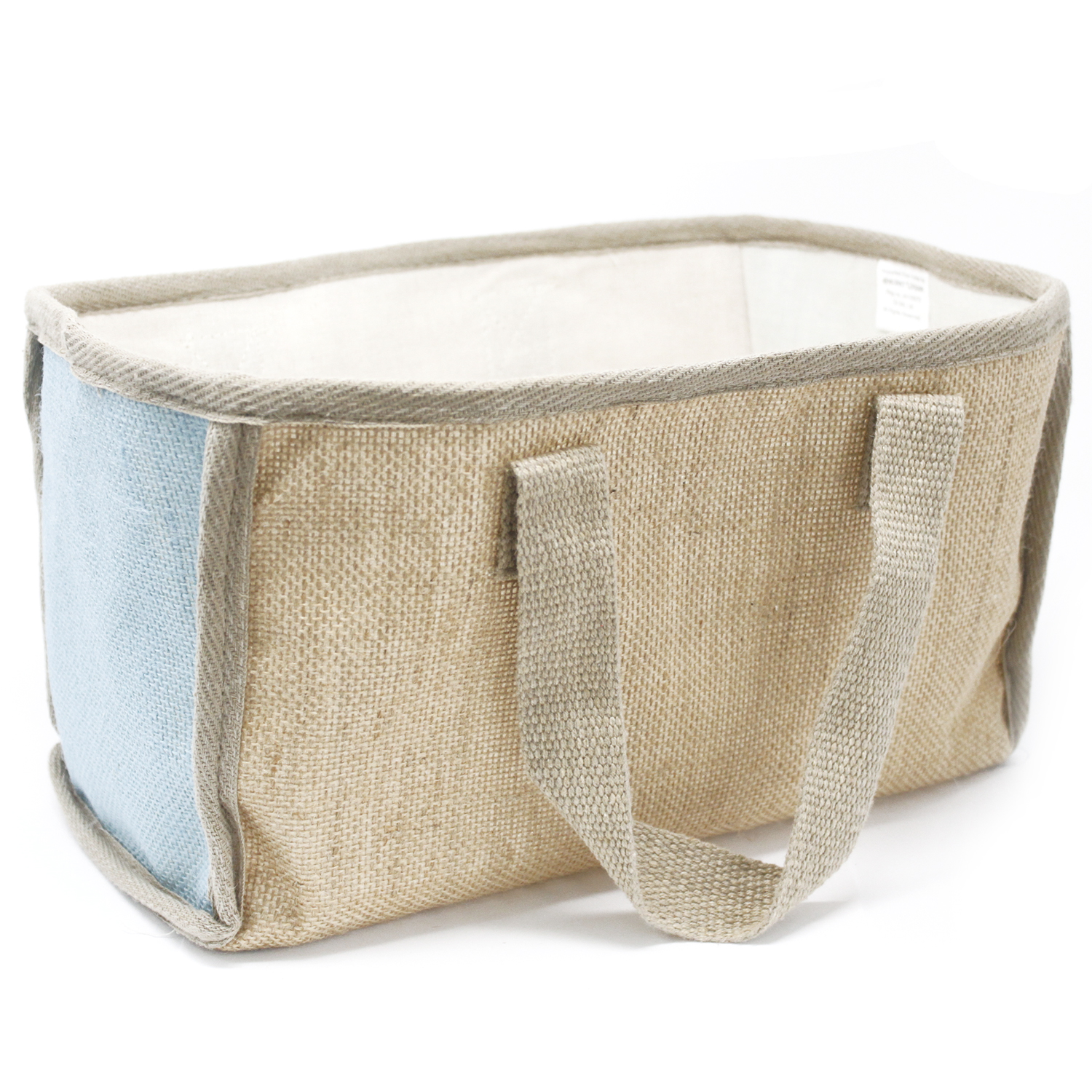 Lrg Shopping Basket - 33x18x20cm - Teal - 1 Piece (NATSB-04)