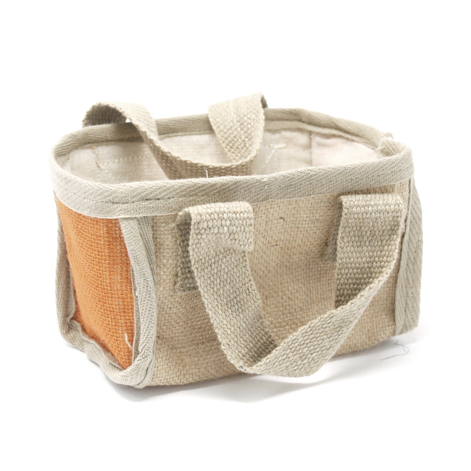Mini Shopping Basket - 16x10x12cm - Turmeric - 1 Piece (NATSB-07)