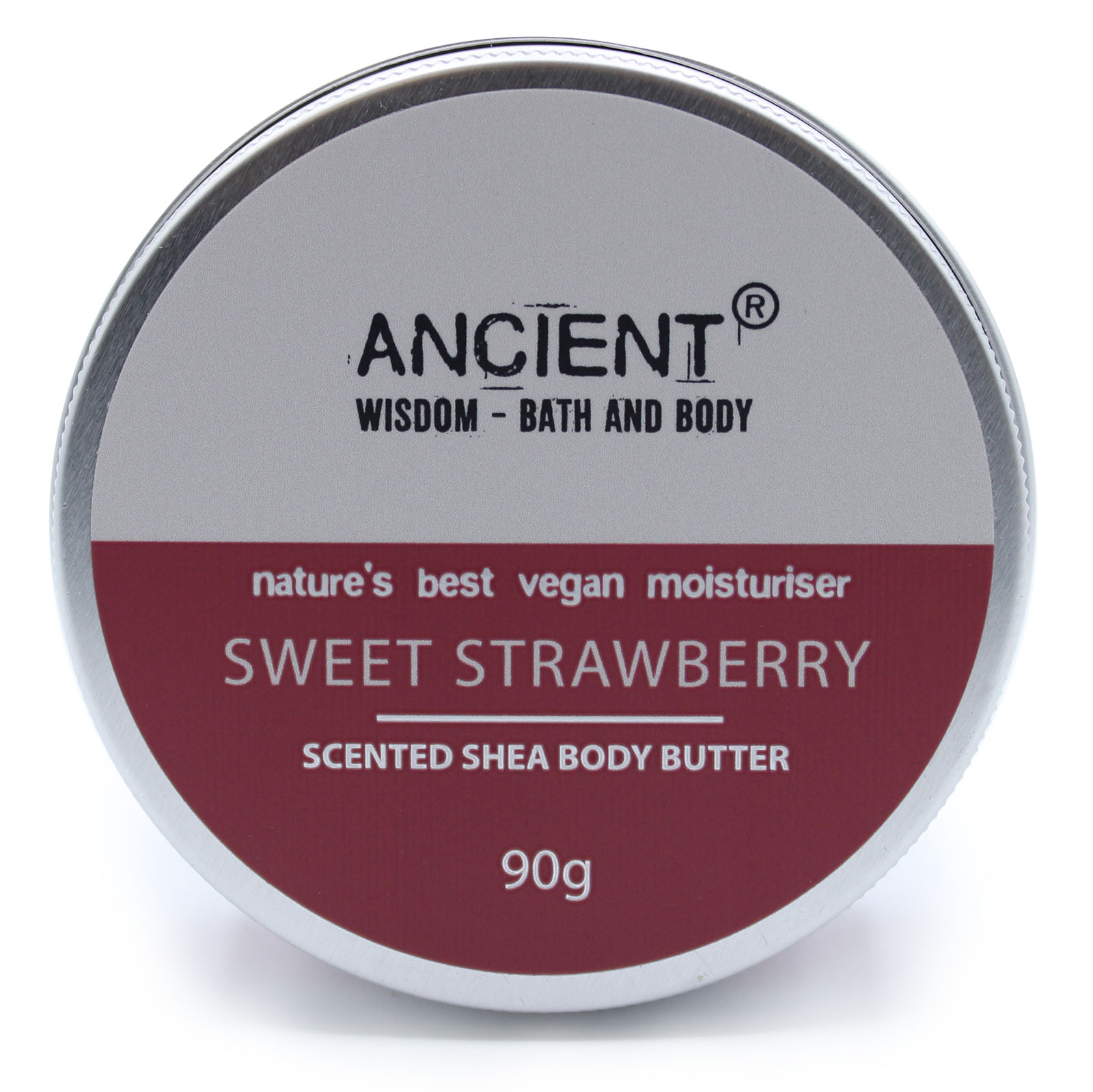 Scented Shea Body Butter 90g - Sweet Strawberry - 1 Piece (BBFO-05)