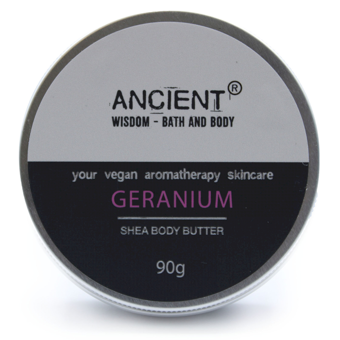 Aromatherapy Shea Body Butter 90g - Geranium - 1 Piece (BBEO-02)