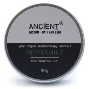 Aromatherapy Shea Body Butter 90g - Peppermint - 1 Piece (BBEO-05)