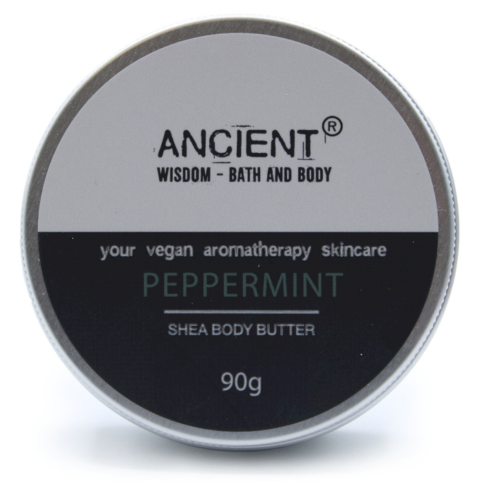 Aromatherapy Shea Body Butter 90g - Peppermint - 1 Piece (BBEO-05)