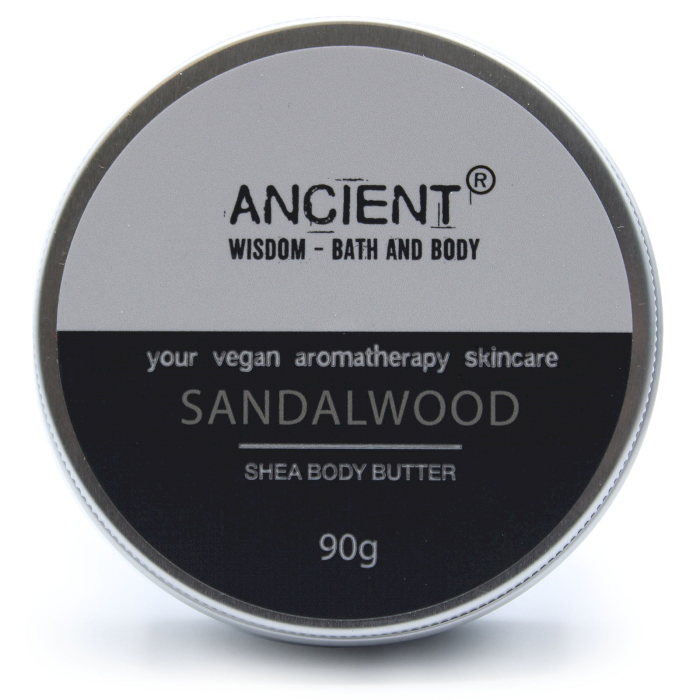 Aromatherapy Shea Body Butter 90g - Sandalwood - 1 Piece (BBEO-06)