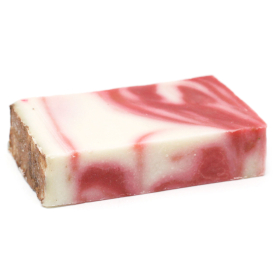 Red Clay - Olive Oil Soap Slice - 1 Piece (ArtS-06S)