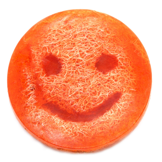 Happy Scrub Soap - Grapefruit - 1 Piece (HSS-02)