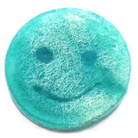 Happy Scrub Soap - Raspberry & Pomegranate - 1 Piece (HSS-06)