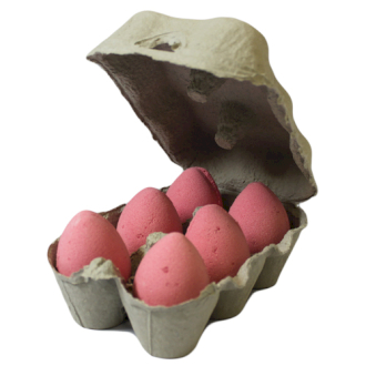 Bath Eggs - Cherry - 6 Piece (Begg-03DS)