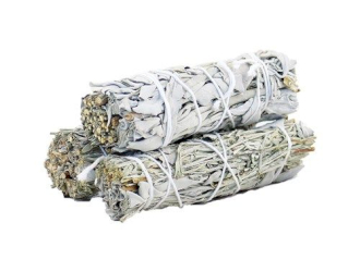Smudge Stick - White Sage & Blue Sage 10cm - 1 Piece (MSage-18)