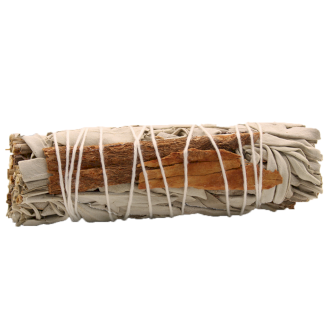 Smudge Stick - White Sage & Cinnamon 10cm - 1 Piece (MSage-22)