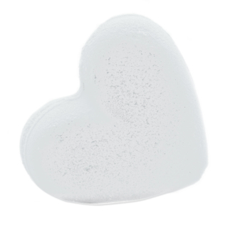 Love Heart Bath Bomb 70g - Coconut - 1 Piece (HeartB-03a)