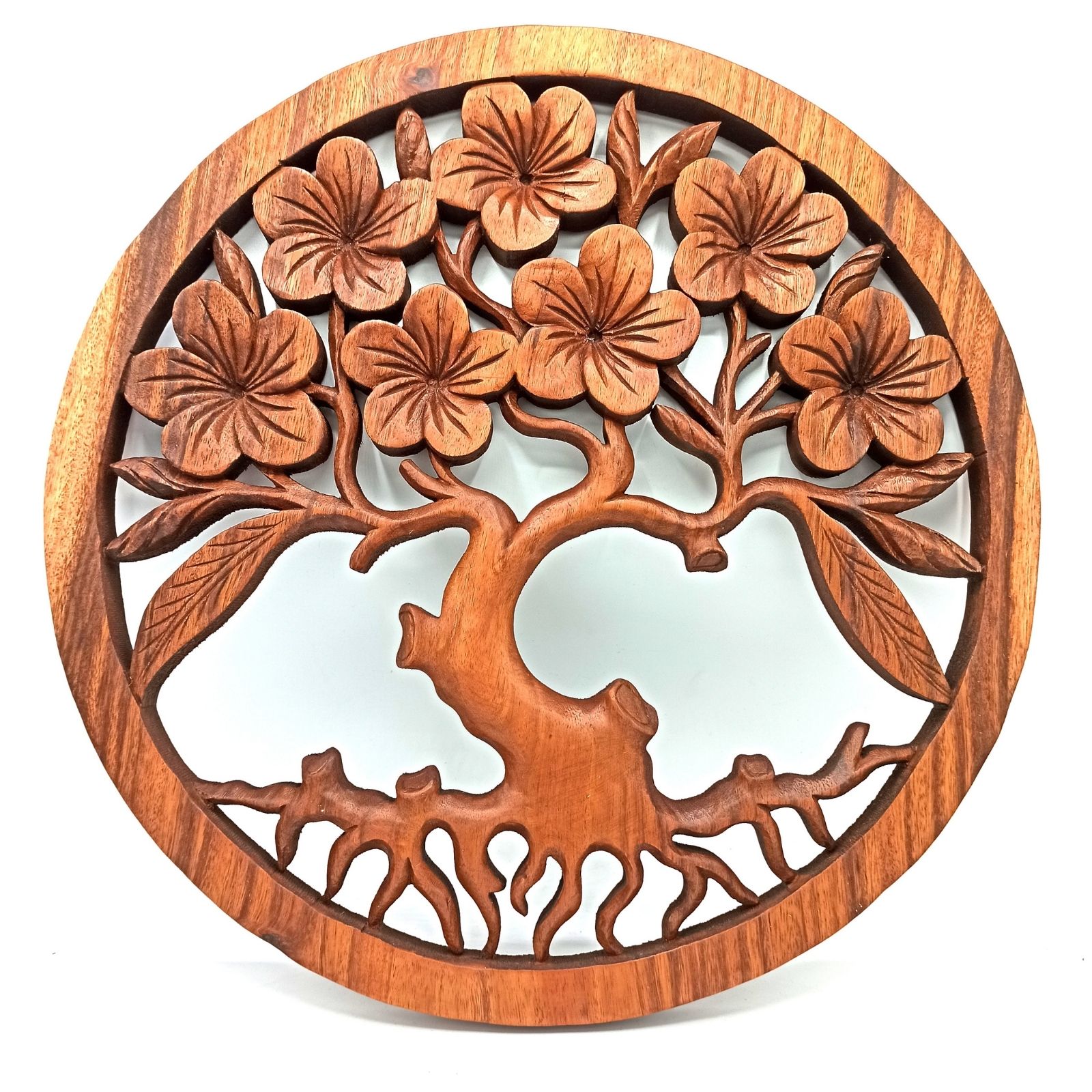 Tree of Life Frangipani Panel - 40cm - 1 Piece (WDW-04)