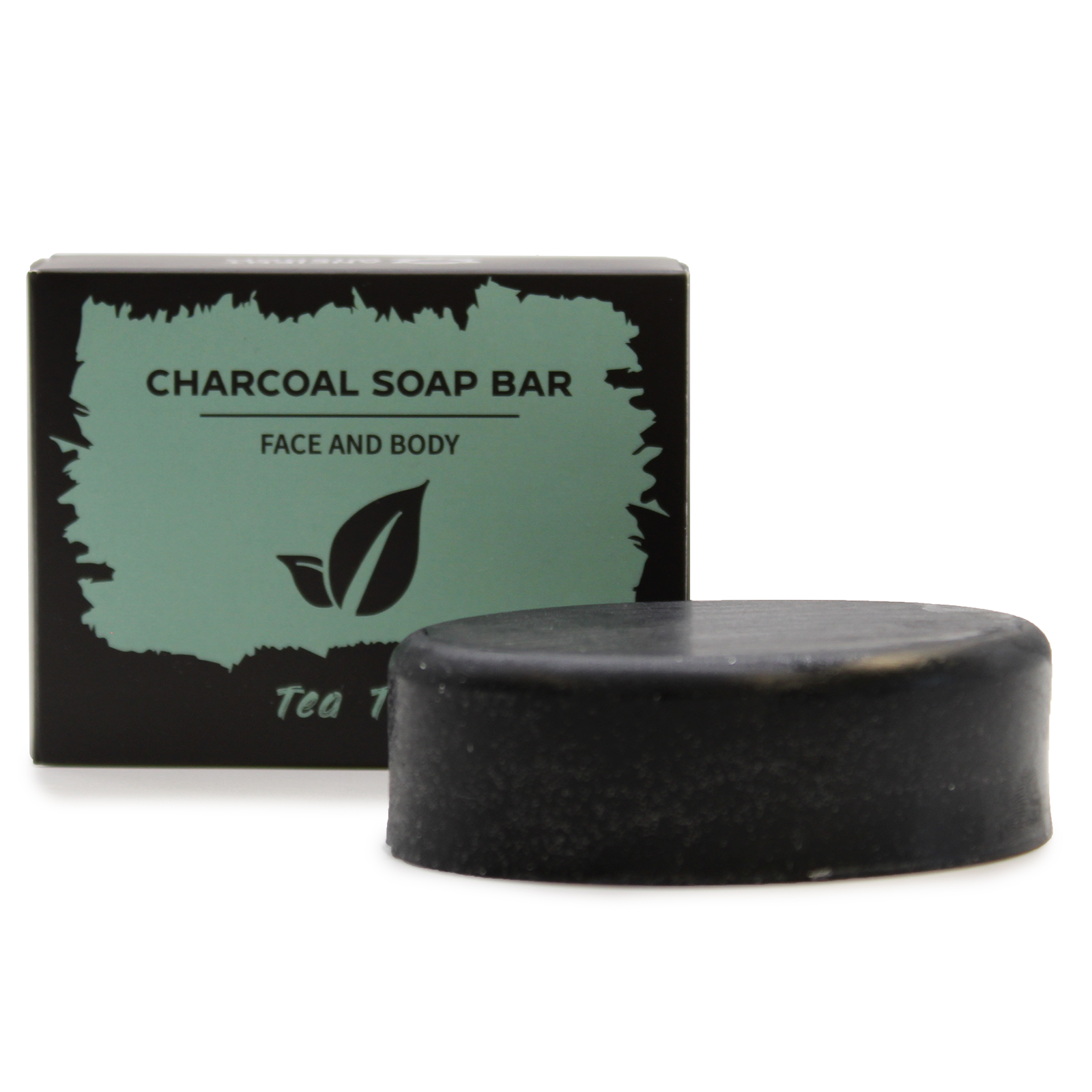 Charcoal Soap 85g - Tea Tree - 1 Piece (CHSB-04)