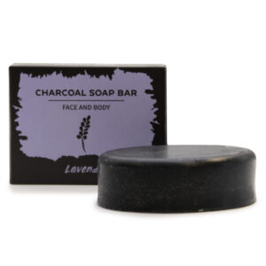 Charcoal Soap 85g - Lavender - 1 Piece (CHSB-03)