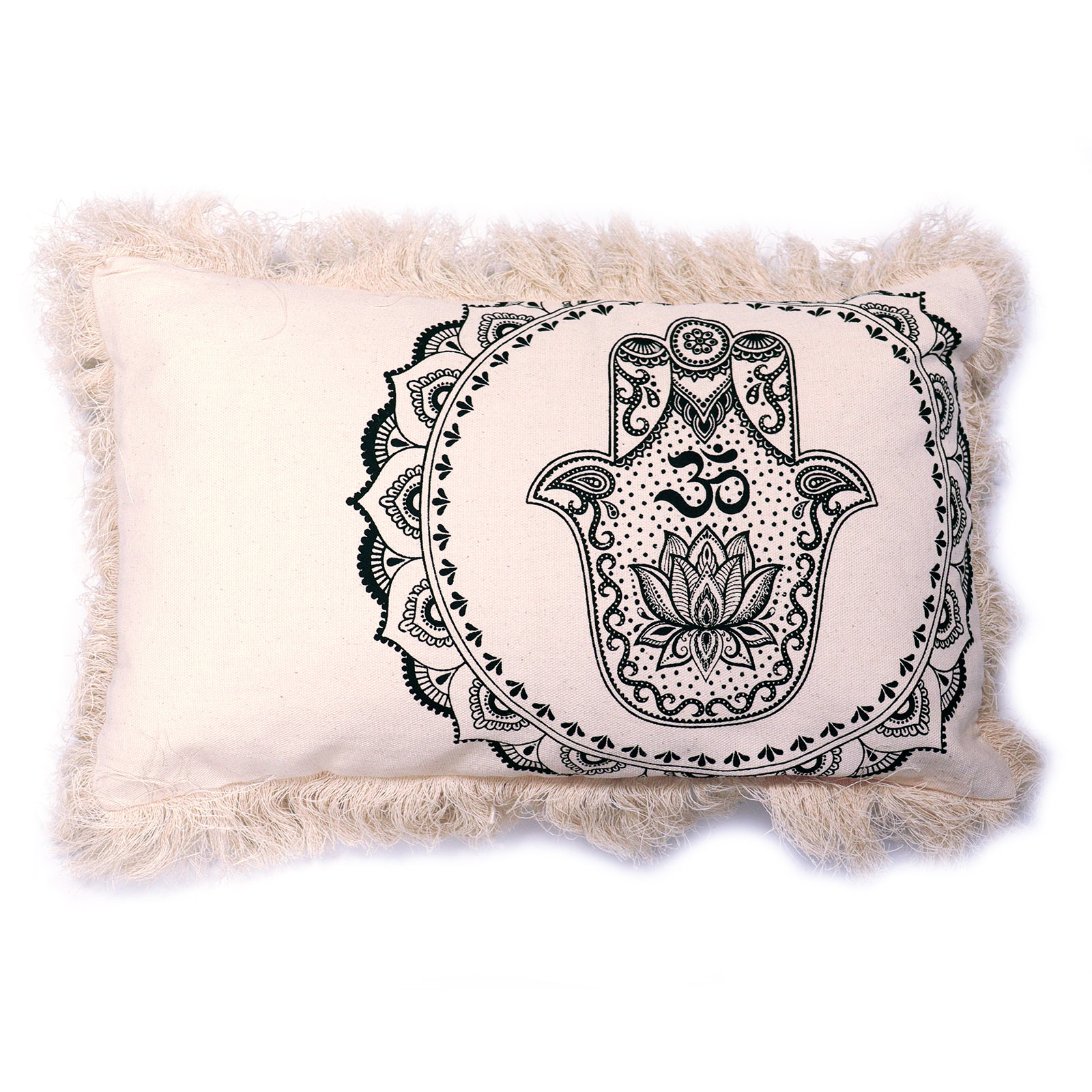 Hamsa Mandala  Cushion - 30x50cm - green - 1 Piece (CMC-09DS)