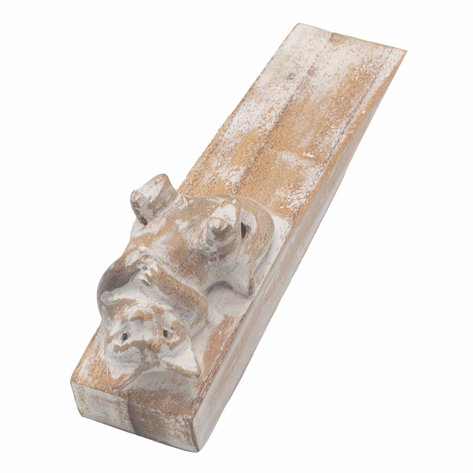 Hand carved Doorstop - Kitten - 1 Piece (ADS-02)
