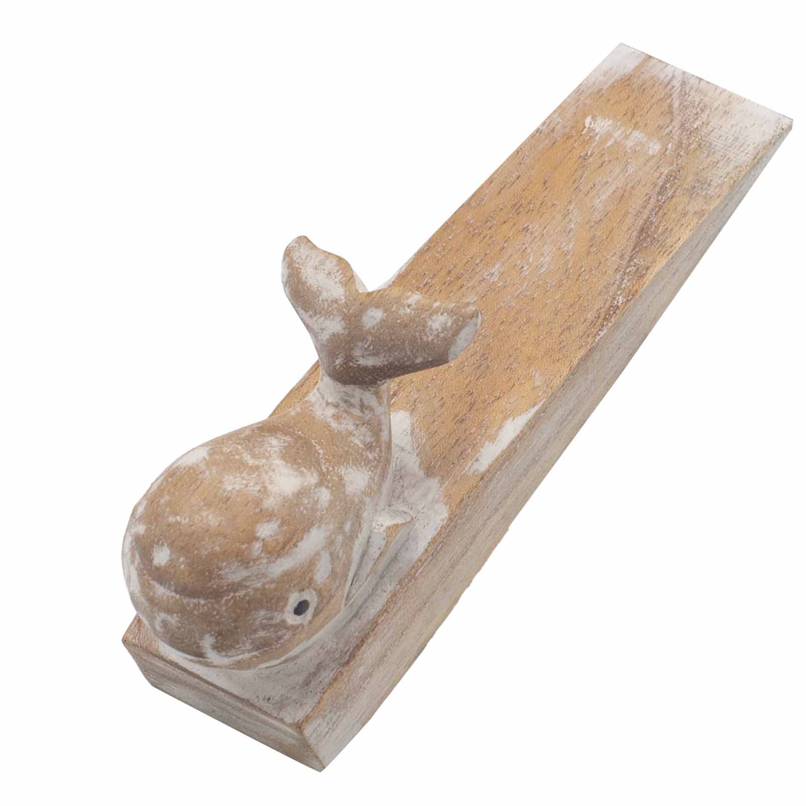 Hand carved Doorstop - Whale - 1 Piece (ADS-05)