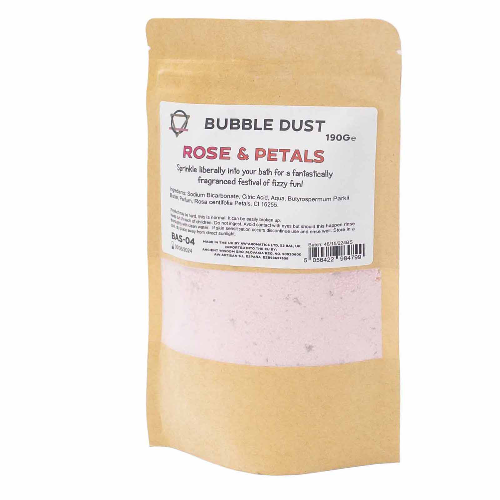 Rose & Petals Bath Dust 200g - 1 Piece (BAS-04)
