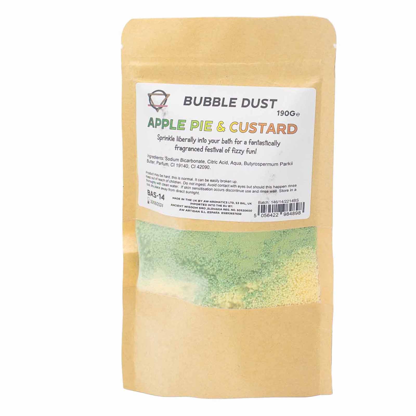Apple Pie & Custard Bath Dust 200g - 1 Piece (BAS-14)