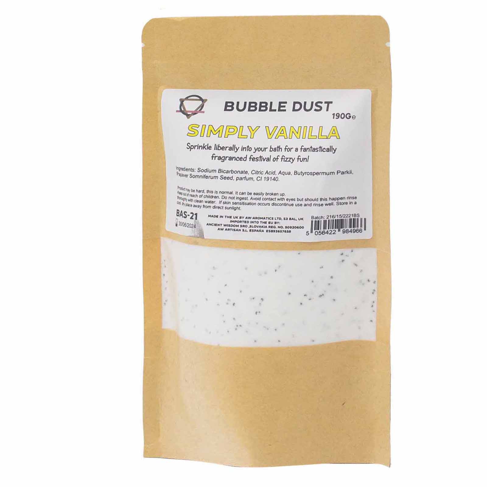 Simply Vanilla Bath Dust 200g - 1 Piece (BAS-21)