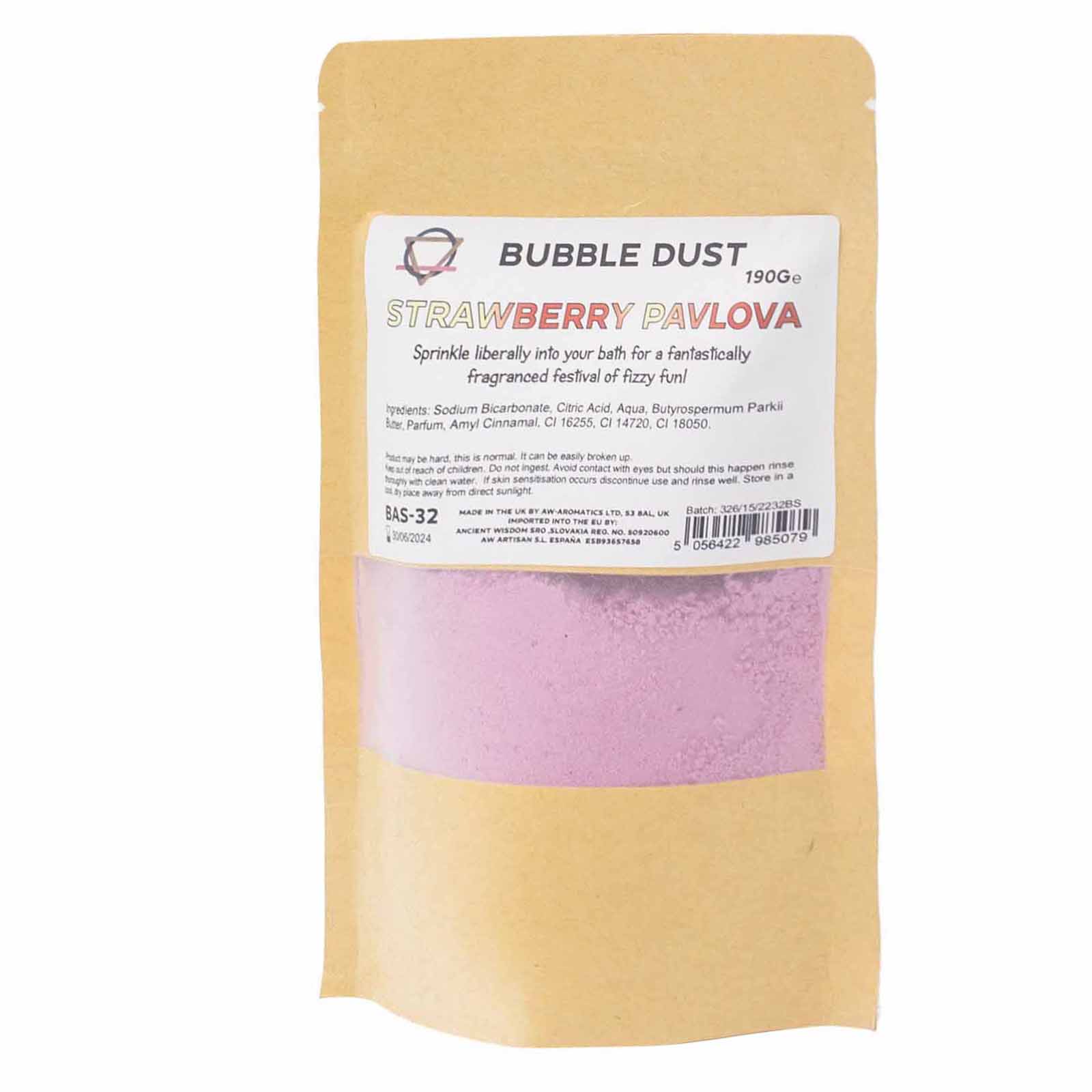 Strawberry Pavlova Bath Dust 200g - 1 Piece (BAS-32)