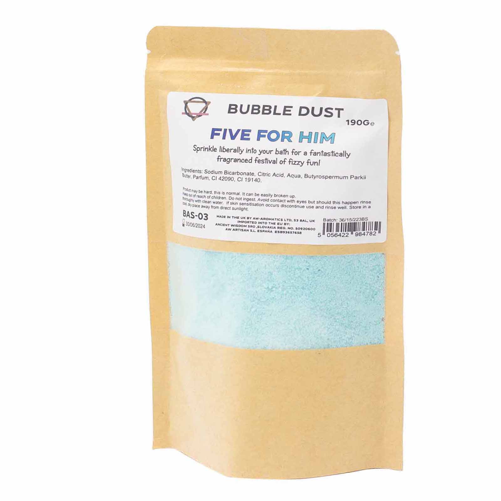 Five for Him Bath Dust 200g - 1 Piece (BAS-03)
